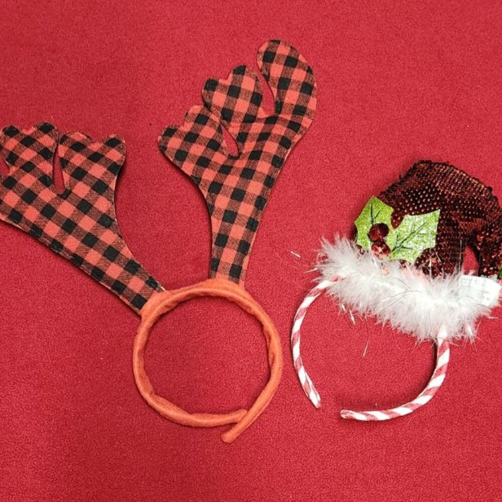 Set of 2 Christmas Headbands - So Cute!